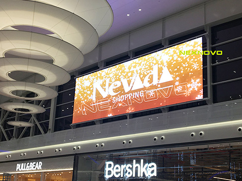 西班牙NEVADA內(nèi)華達(dá)商場LED透明屏項(xiàng)目