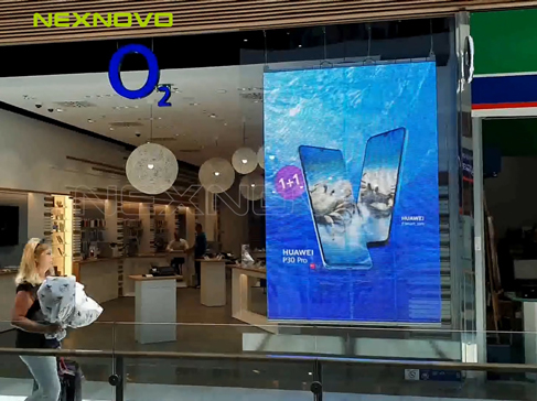 斯洛伐克BratislavaO2店透明LED顯示屏項(xiàng)目