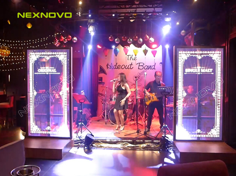 越南The Hideout Band透明LED顯示屏項(xiàng)目
