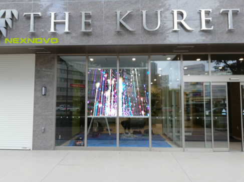 日本The Kuret Hotel透明LED透明屏項目