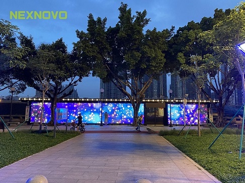 晶泓光電玻璃NSN系列閃耀百年大沙頭碼頭，讓羊城夜色更璀璨！