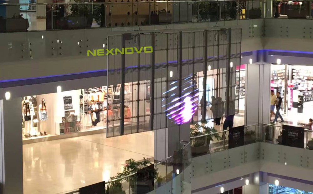 埃及Point90購(gòu)物中心LED透明顯示屏項(xiàng)目(圖3)