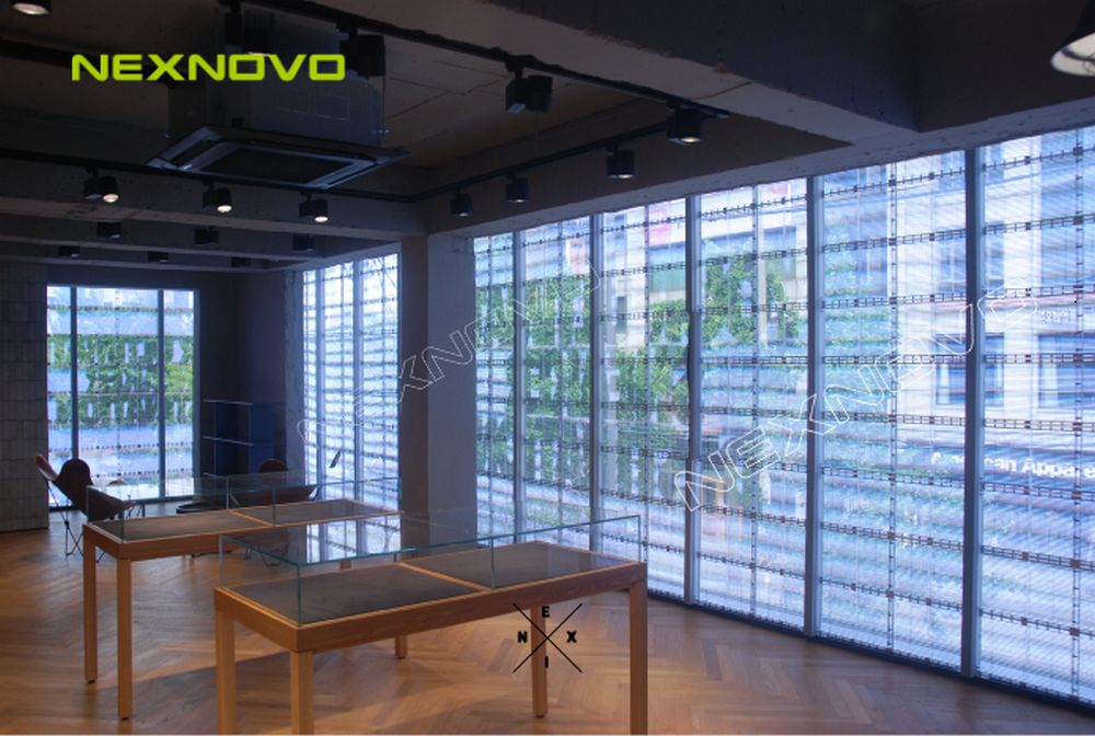韓國(guó)NIKE旗艦店透明LED顯示屏項(xiàng)目(圖11)