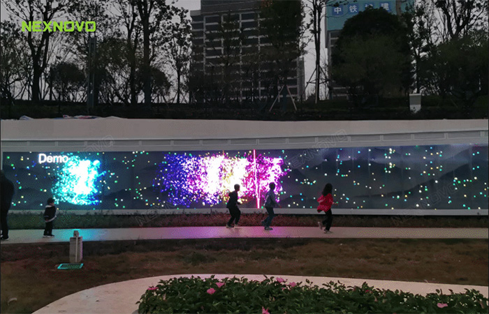 湖南衡陽中央公園LED透明跑道屏項(xiàng)目(圖1)